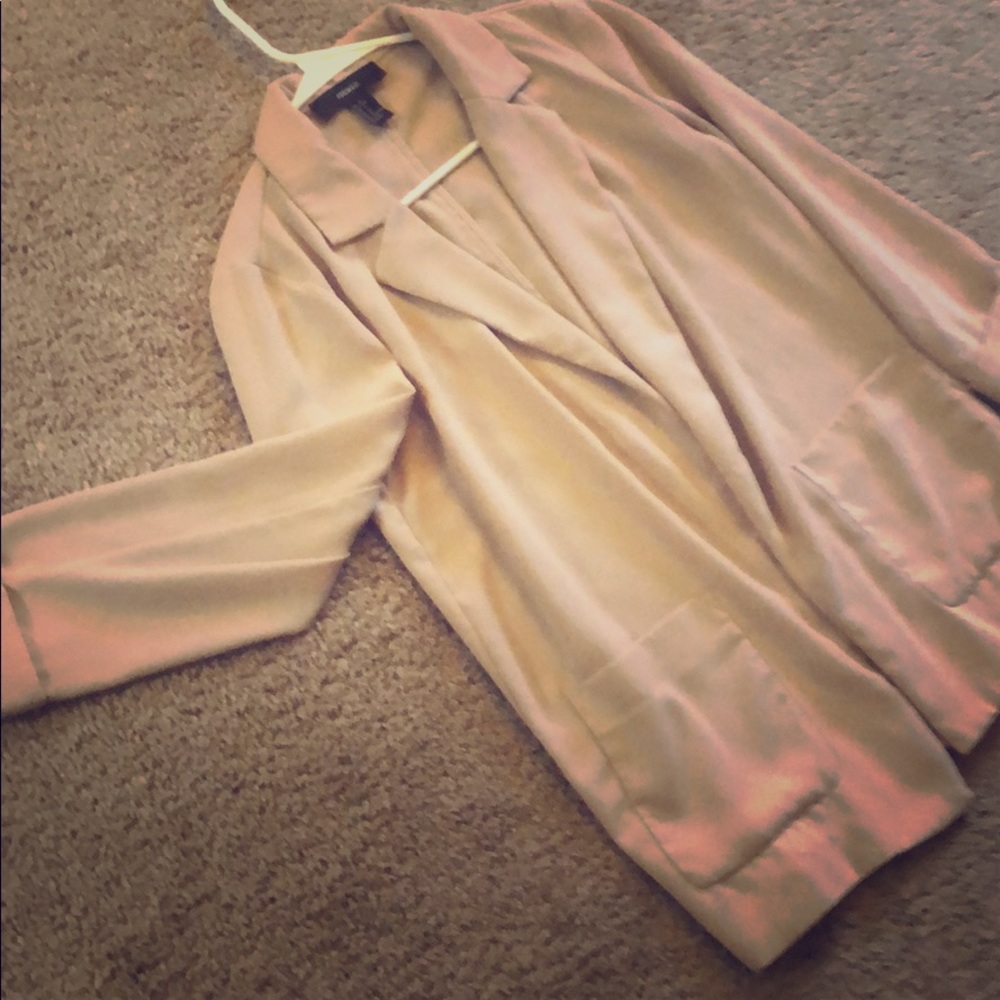 Light tan and light weight blazer